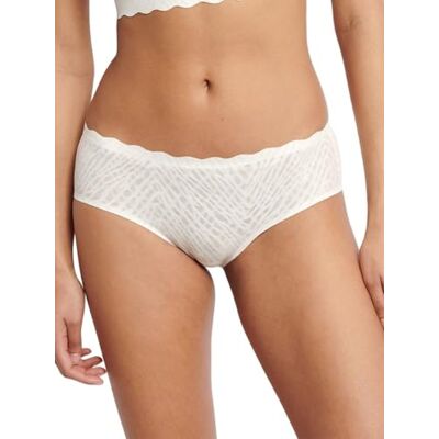 Sloggi Damen Zero Feel Bliss Hipster, Silk White, L Sloggi Damen Zero Feel Bliss Hipster, Silk White, L