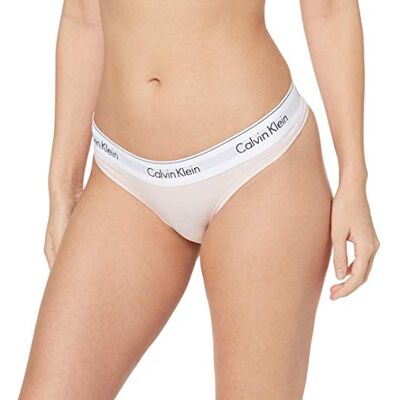 Calvin Damen String Thong Unterwäsche, Rosa (Nymphs Thigh), S Calvin Damen String Thong Unterwäsche, Rosa (Nymphs Thigh), S