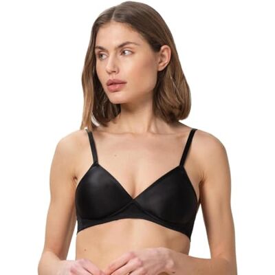 Triumph Damen BH Soft Sensation P X, ohne Bügel, Gepolstert, Verstellbare Träger, 75C, Schwarz Triumph Damen BH Soft Sensation P X, ohne Bügel, Gepolstert, Verstellbare Träger, 75C, Schwarz
