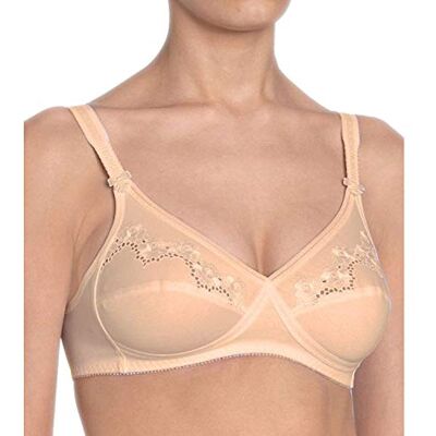 Triumph Damen Elasti Cross + Cotton N Bra, Beige, 75D EU Triumph Damen Elasti Cross + Cotton N Bra, Beige, 75D EU