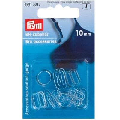 Prym Kunststoff transparent (10 mm) BH -Zubehör 1 Einheit Prym Kunststoff transparent (10 mm) BH -Zubehör 1 Einheit