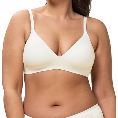 Triumph Damen BH Body Make-up Soft Touch P EX, ohne Bügel, Gepolstert, Verstellbare Träger, 75B, Vanille Triumph Damen BH Body Make-up Soft Touch P EX, ohne Bügel, Gepolstert, Verstellbare Träger, 75B, Vanille