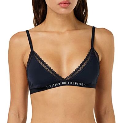 Tommy Hilfiger Damen BH ohne Bügel, Blau (Desert Sky), L Tommy Hilfiger Damen BH ohne Bügel, Blau (Desert Sky), L