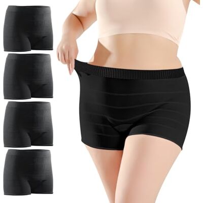 CARER Healthcare Incontinence Pregnancy Carer Wochenbett Unterwäsche 4er Pack Einwegslips Überbauch Unterhosen Stretchable Atmungsaktiv für Schwangerschaft Wochenbett und Inkontinenz CARER Healthcare Incontinence Pregnancy Carer Wochenbett Unterwäsche 4er Pack Einwegslips Überbauch Unterhosen Stretchable Atmungsaktiv für Schwangerschaft Wochenbett und Inkontinenz