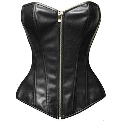 Bslingerie Damen Hourglass Bustier (XXL, Schwarz) Bslingerie Damen Hourglass Bustier (XXL, Schwarz)