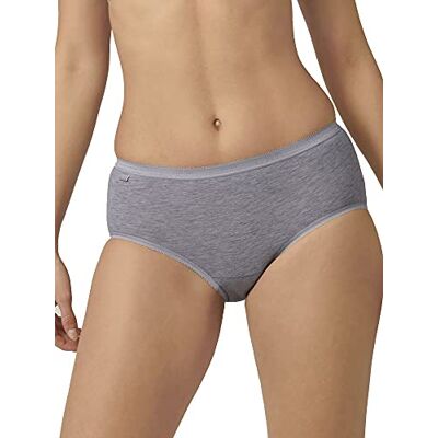 Sloggi Damen Unterhose Basic+ Midi, 50, Grey Combination Sloggi Damen Unterhose Basic+ Midi, 50, Grey Combination