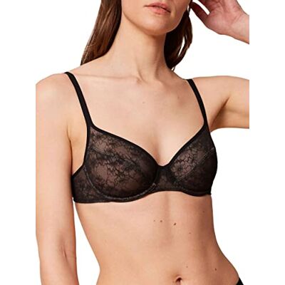 Triumph Damen Bright Spotlight W Bra, SCHWARZ, 85D Triumph Damen Bright Spotlight W Bra, SCHWARZ, 85D