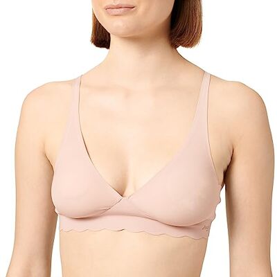 Sloggi Damen Recycelte Mikrofaser BH Zero Microfibre 2.0 H Soft Bra, ohne Bügel, Gepolstert, Verstellbare Träger, M, Cameo Brown Sloggi Damen Recycelte Mikrofaser BH Zero Microfibre 2.0 H Soft Bra, ohne Bügel, Gepolstert, Verstellbare Träger, M, Cameo Brown