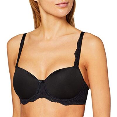 Triumph Damen BH Amourette Charm WP, mit Bügel, Gepolstert, Verstellbare Träger, 75B, Schwarz Triumph Damen BH Amourette Charm WP, mit Bügel, Gepolstert, Verstellbare Träger, 75B, Schwarz