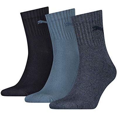 Puma Unisex Short Socken, Denim Blue, 35-38 EU Puma Unisex Short Socken, Denim Blue, 35-38 EU