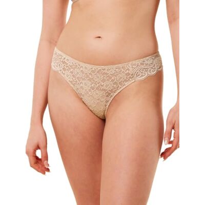 Triumph Damen Amourette Hipster String, Skin, 44 Triumph Damen Amourette Hipster String, Skin, 44