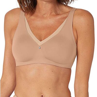 Triumph Damen Minimizer-BH True Shape Sensation N01, ohne Bügel, ohne Polsterung, Verstellbare Träger, 80E, Smooth Skin Triumph Damen Minimizer-BH True Shape Sensation N01, ohne Bügel, ohne Polsterung, Verstellbare Träger, 80E, Smooth Skin