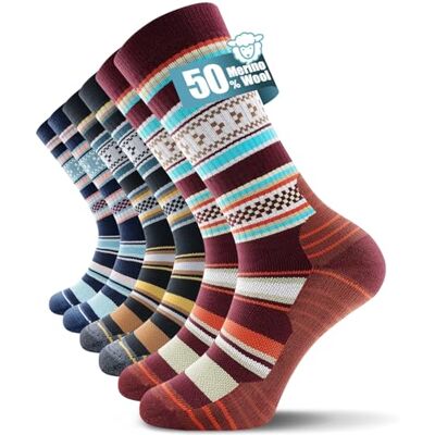 TANSTC Thermosocken Herren 43-46, Wandersocken Damen, Outdoor & Trekking-Socken 43-46, Wollsocken, Atmungsaktiv & Anti-Blasen Warm Dicke Gepolstert Thermosocken für Herren, Damen, 3 Paar TANSTC Thermosocken Herren 43-46, Wandersocken Damen, Outdoor & Trekking-Socken 43-46, Wollsocken, Atmungsaktiv & Anti-Blasen Warm Dicke Gepolstert Thermosocken für Herren, Damen, 3 Paar