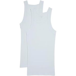 Evolve Herren Cotton Comfort Square Cut Tank Multi Pack Unterhemd, Weiß, M EU Evolve Herren Cotton Comfort Square Cut Tank Multi Pack Unterhemd, Weiß, M EU