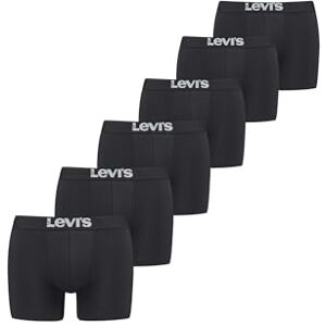 Levi's Levi’s Einfarbige Basic-Boxerslips, atmungsaktive Herrenunterwäsche aus Bio-Baumwolle mit elastischem Bund und doppelter Einlage, keine hochrutschenden Beinöffnungen, 6er-Pack Levi's Levi’s Einfarbige Basic-Boxerslips, atmungsaktive Herrenunterwäsche aus Bio-Baumwolle mit elastischem Bund und doppelter Einlage, keine hochrutschenden Beinöffnungen, 6er-Pack