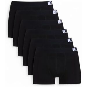 Lower East Herren LE159 Boxershorts, Schwarz-OHNE STREIFEN-6er, M (6er Pack) Lower East Herren LE159 Boxershorts, Schwarz-OHNE STREIFEN-6er, M (6er Pack)