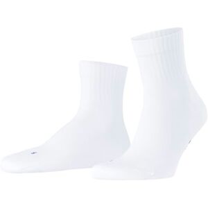 FALKE Unisex Socken Run U Sso Baumwolle Funktionsmaterial einfarbig 1 Paar, Weiß White 2000 Rib, 46-48 FALKE Unisex Socken Run U Sso Baumwolle Funktionsmaterial einfarbig 1 Paar, Weiß White 2000 Rib, 46-48