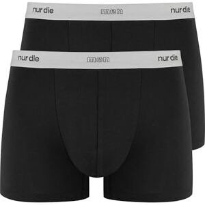Nur Die Nur Der 2er Pack Boxer GOTS Organic Cotton aus Bio-Baumwolle Enge Boxershorts Männer Unterhosen Herren, schwarz, M Nur Die Nur Der 2er Pack Boxer GOTS Organic Cotton aus Bio-Baumwolle Enge Boxershorts Männer Unterhosen Herren, schwarz, M
