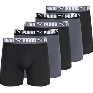 Puma Herren Performance-Boxershorts, 5er-Pack, Schwarz, X-Large Puma Herren Performance-Boxershorts, 5er-Pack, Schwarz, X-Large