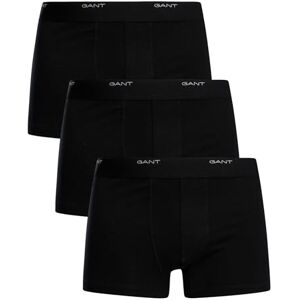 GANT Herren 3-Pack Trunks Unterhose, Schwarz, M EU GANT Herren 3-Pack Trunks Unterhose, Schwarz, M EU