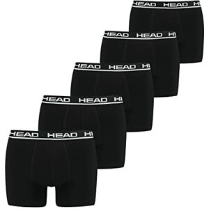 HEAD Herren Basic Boxers Boxer Shorts (5er Pack), Schwarz, M HEAD Herren Basic Boxers Boxer Shorts (5er Pack), Schwarz, M
