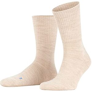 FALKE Unisex Socken Walkie Light U So Wolle Funktionsmaterial einfarbig 1 Paar, Beige Sand Melange 4490, 39-41 FALKE Unisex Socken Walkie Light U So Wolle Funktionsmaterial einfarbig 1 Paar, Beige Sand Melange 4490, 39-41