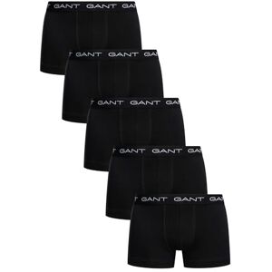 GANT Herren Trunk 5-Pack Boxershorts, Schwarz, M EU GANT Herren Trunk 5-Pack Boxershorts, Schwarz, M EU