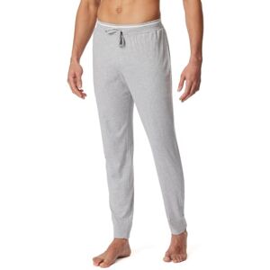 Schiesser Herren Lange Schlafhose mit Bündchen Bio-Baumwolle-Mix + Relax Pyjamaunterteil, grau-Mel_182183, 53 Schiesser Herren Lange Schlafhose mit Bündchen Bio-Baumwolle-Mix + Relax Pyjamaunterteil, grau-Mel_182183, 53