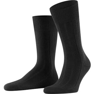 FALKE Herren Socken Lhasa Rib M So Wolle Kaschmir einfarbig 1 Paar, Schwarz Black 3000, 43-46 FALKE Herren Socken Lhasa Rib M So Wolle Kaschmir einfarbig 1 Paar, Schwarz Black 3000, 43-46