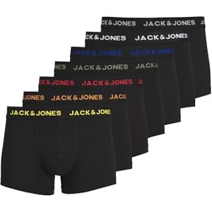 JACK & JONES Herren Trunks 7er Pack – Bequeme Baumwoll-Stretch Unterhosen mit Elastikbund JACK & JONES Herren Trunks 7er Pack – Bequeme Baumwoll-Stretch Unterhosen mit Elastikbund