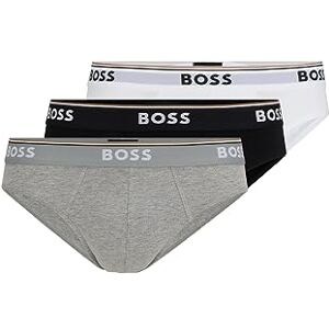 Boss Herren Dreierpack Baumwolle Stretch Power Brief, Weiß, Schiefergrau, Dunkelschwarz, M Boss Herren Dreierpack Baumwolle Stretch Power Brief, Weiß, Schiefergrau, Dunkelschwarz, M