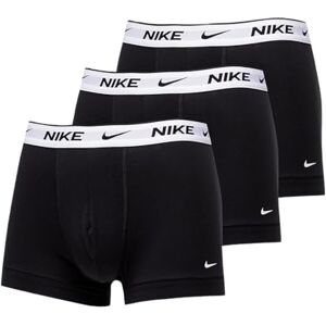 NIKE Underwear Herren Essential Trunks 3er Pack – Kurze Beinlänge, Enganliegend, Weiches Stretchmaterial, Black/Black/Black, M NIKE Underwear Herren Essential Trunks 3er Pack – Kurze Beinlänge, Enganliegend, Weiches Stretchmaterial, Black/Black/Black, M