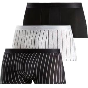s.Oliver Herren Nh-40h_ls Boxershorts, Schwarz+grau Meliert+steifen, M EU s.Oliver Herren Nh-40h_ls Boxershorts, Schwarz+grau Meliert+steifen, M EU