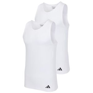 Adidas Herren Unterwäsche Ergonomic Tank Top (2PK) Active Flex Cotton Ergonomic Adidas Herren Unterwäsche Ergonomic Tank Top (2PK) Active Flex Cotton Ergonomic
