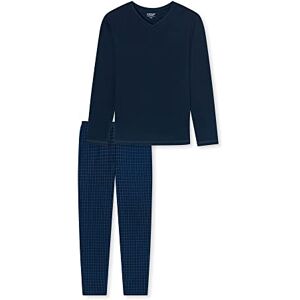 Uncover by Schiesser Herren Pyjamas Schlafanzug lang, Nachtblau, 50 EU Uncover by Schiesser Herren Pyjamas Schlafanzug lang, Nachtblau, 50 EU