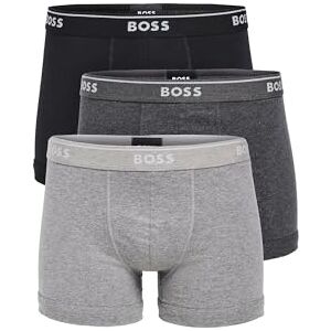 Boss Mens 3er-Pack Boxershorts aus Baumwolle Slip, Mehrfarbig, Grau/Anthrazit/Schwarz, X-Large Boss Mens 3er-Pack Boxershorts aus Baumwolle Slip, Mehrfarbig, Grau/Anthrazit/Schwarz, X-Large