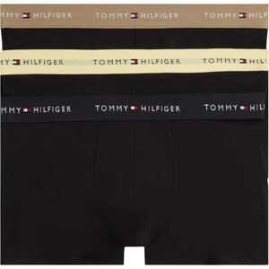 Tommy Hilfiger Herren 3er Pack Boxershorts Trunks aus Baumwolle mit Stretch, Schwarz (Blk/Citrnela/Woodridge), L Tommy Hilfiger Herren 3er Pack Boxershorts Trunks aus Baumwolle mit Stretch, Schwarz (Blk/Citrnela/Woodridge), L