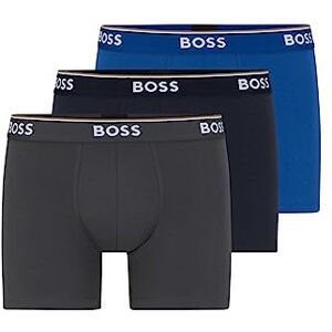 Boss Herren Set van 3 katoenen boxershorts calzoncillos De Algodón3 stuks Retroshorts, True Blue/Sky Captain/Schmiedeeisen, M EU Boss Herren Set van 3 katoenen boxershorts calzoncillos De Algodón3 stuks Retroshorts, True Blue/Sky Captain/Schmiedeeisen, M EU