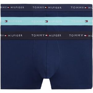 Tommy Hilfiger Herren 3er Pack Boxershorts Trunks aus Baumwolle mit Stretch, Blau (Ptch Blu/Arc AQU/des), XXL Tommy Hilfiger Herren 3er Pack Boxershorts Trunks aus Baumwolle mit Stretch, Blau (Ptch Blu/Arc AQU/des), XXL