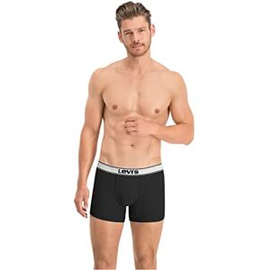 Levi's Levi’s Einfarbige Basic-Boxershorts, weiche Herrenunterwäsche aus Bio-Baumwolle mit elastischem Bund und doppelter Einlage, kein Hochrutschen, 4er-Pack Levi's Levi’s Einfarbige Basic-Boxershorts, weiche Herrenunterwäsche aus Bio-Baumwolle mit elastischem Bund und doppelter Einlage, kein Hochrutschen, 4er-Pack