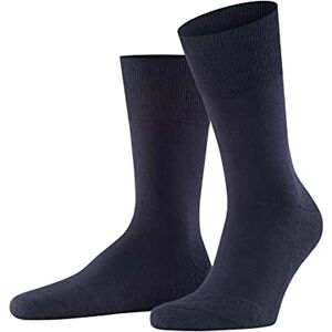 FALKE Herren Socken Airport Plus M So Wolle Baumwolle einfarbig 1 Paar, Blau Dark Navy 6370, 45-46 FALKE Herren Socken Airport Plus M So Wolle Baumwolle einfarbig 1 Paar, Blau Dark Navy 6370, 45-46