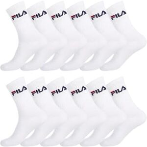 FILA Herren /Am/Tnx12 Sportsocken, Weiß (Blanc B Bl), 39-42 EU FILA Herren /Am/Tnx12 Sportsocken, Weiß (Blanc B Bl), 39-42 EU