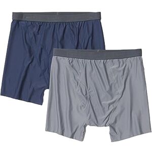 ExOfficio Herren Standard Give-N-Go 2.0 Boxershorts (2 Stück), Navy/Steel Onyx, Größe M ExOfficio Herren Standard Give-N-Go 2.0 Boxershorts (2 Stück), Navy/Steel Onyx, Größe M