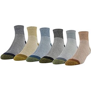 Gold Toe Herren 656p Cotton Quarter Athletic Socks, Multipairs Socken, Rost sortiert (6 Paar), L EU Gold Toe Herren 656p Cotton Quarter Athletic Socks, Multipairs Socken, Rost sortiert (6 Paar), L EU