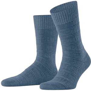 FALKE Herren Socken Link Attire M So Wolle Lyocell Leinen einfarbig 1 Paar, Blau Iron Blue 6640, 43-46 FALKE Herren Socken Link Attire M So Wolle Lyocell Leinen einfarbig 1 Paar, Blau Iron Blue 6640, 43-46