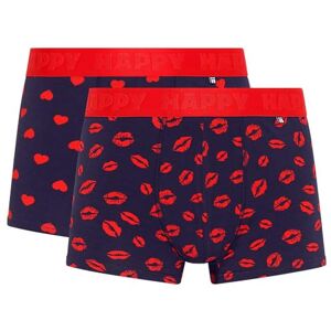 Happy Socks Men's 2-Pack Love Boxers Gift Set Boxer Shorts, Blue, Red, Medium Happy Socks Men's 2-Pack Love Boxers Gift Set Boxer Shorts, Blue, Red, Medium