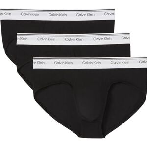 Calvin Herren 3er Pack Unterhosen Hip Briefs Balance mit Logobund, Schwarz (Black), M Calvin Herren 3er Pack Unterhosen Hip Briefs Balance mit Logobund, Schwarz (Black), M