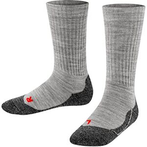 FALKE Unisex Kinder Socken Active Warm K So Wolle Funktionsmaterial dick atmungsaktiv einfarbig 1 Paar, Grau Mid Grey Melange 3530, 39-42 FALKE Unisex Kinder Socken Active Warm K So Wolle Funktionsmaterial dick atmungsaktiv einfarbig 1 Paar, Grau Mid Grey Melange 3530, 39-42