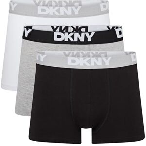 DKNY Herren Seattle Badehosen, Schwarz/Grau/Weiß, L EU DKNY Herren Seattle Badehosen, Schwarz/Grau/Weiß, L EU