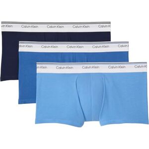 Calvin Herren 3er Pack Boxershorts Trunks Balance Low Rise, Mehrfarbig (Pct/Dft/SIL), M Calvin Herren 3er Pack Boxershorts Trunks Balance Low Rise, Mehrfarbig (Pct/Dft/SIL), M